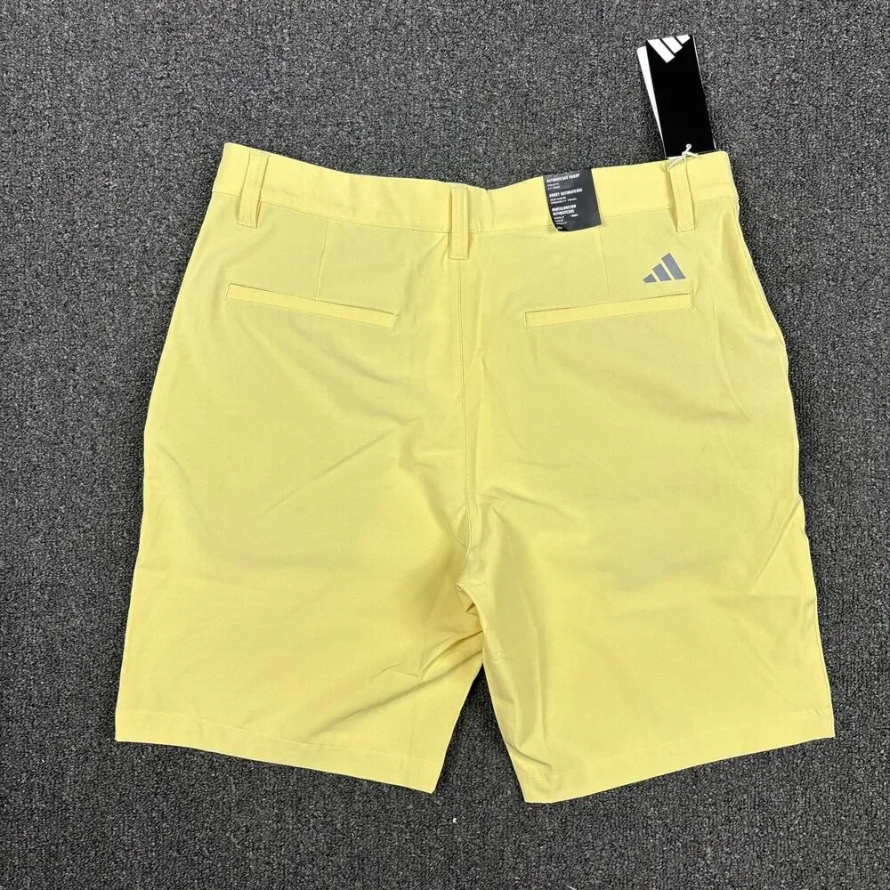 NEW Adidas Ultimate 365 Performance Golf Shorts JC6115 Yellow Size 32